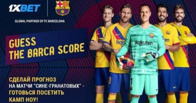 Угадайте счет матча ФК “Барселона” и посетите игру на “Камп Ноу”! Приз за угаданный счет Барсы
